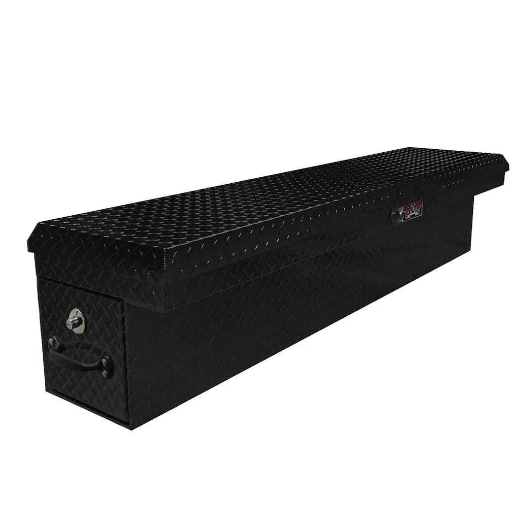 80-RB7634P-BT – WESTIN Tool Box, LoSider Single Lid Textured Black Aluminum 34 Inch Overall Length x 11-1/2 Inch Over...